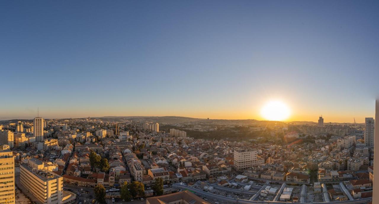 Ferienwohnung Luxury Jtower Palace Jerusalem Exterior foto